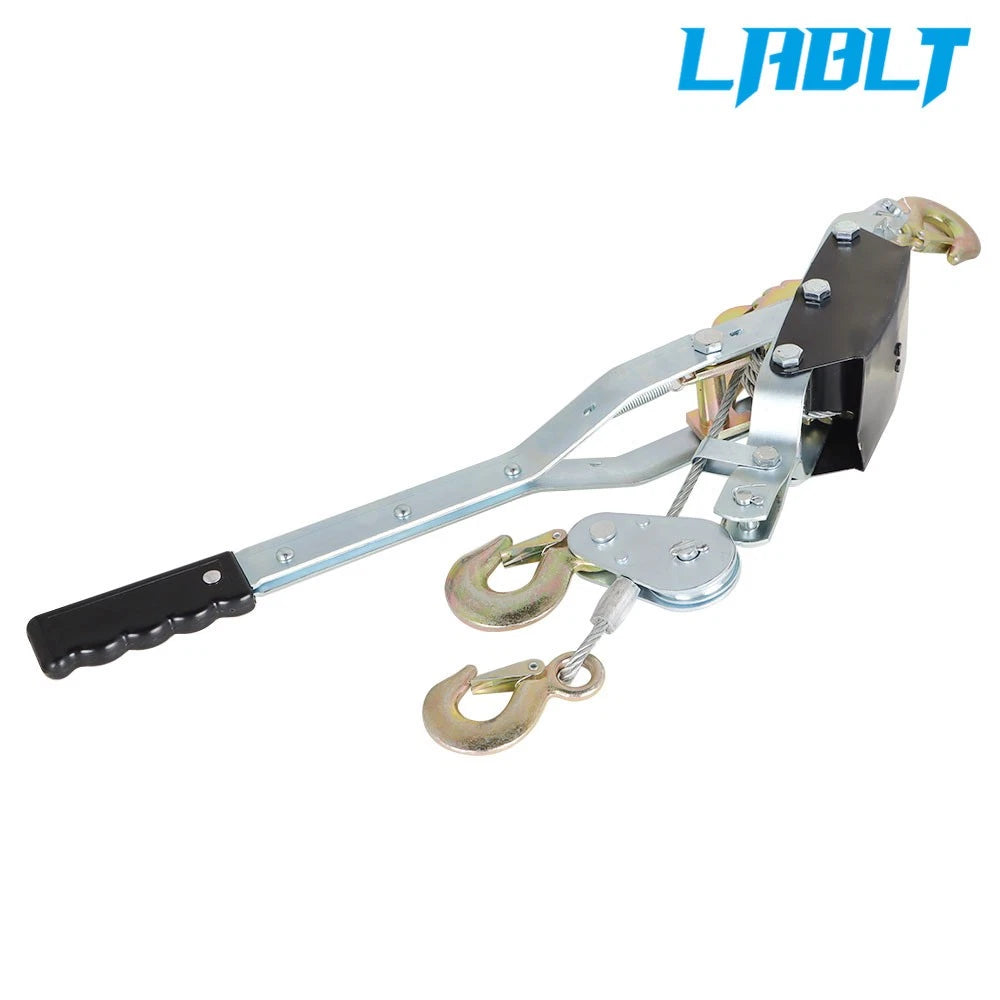 4 Ton Dual Gear Power Puller for (21 in Handle, 3 Hooks)