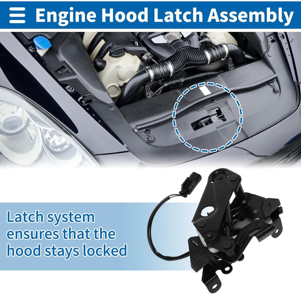 Hood Latch Assembly Replacement for BMW 5 Series F10 (2009–2016)