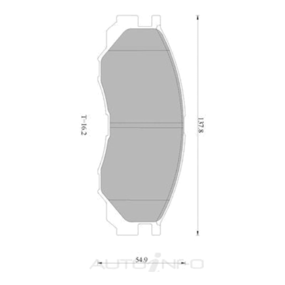 Set of 4 Bosch Front Disc Brake Pads for Mitsubishi L300 Express WA (1994–2005)