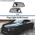 Pair Front Left Right Fog Light Grille for Audi RS7 (2014–2018)