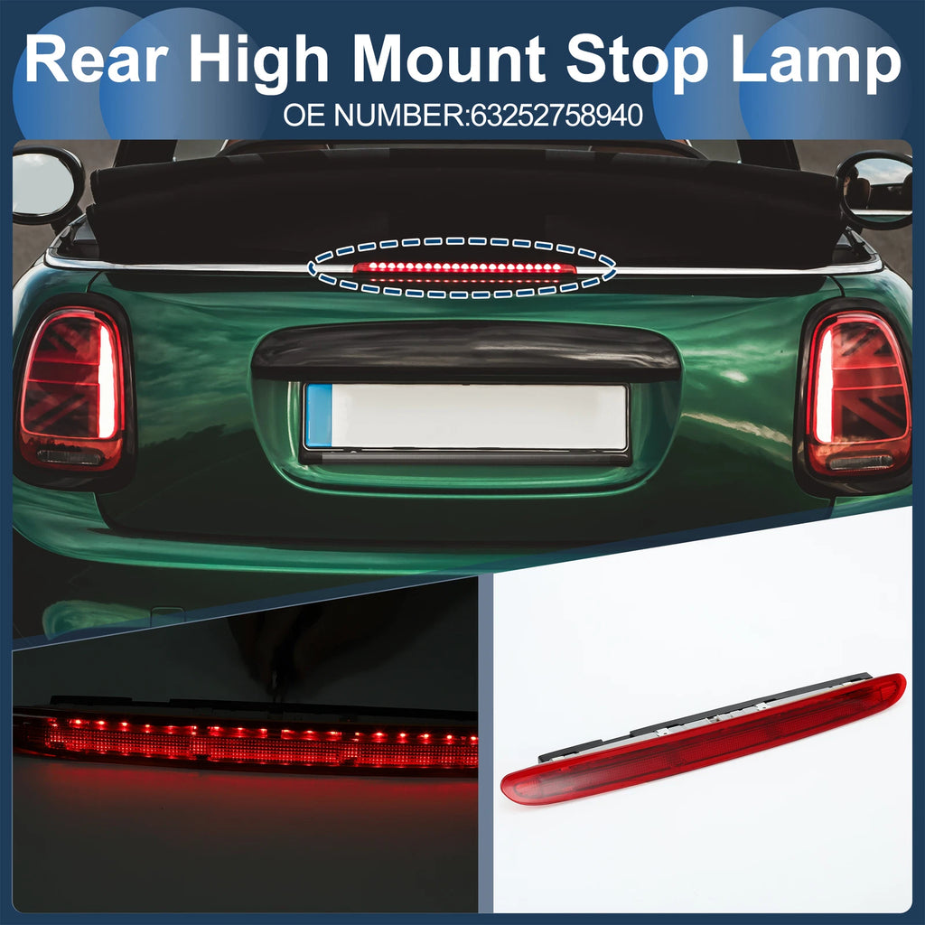 LED Third Brake Light for Mini Cooper R58 (2012–2015) Red Housing