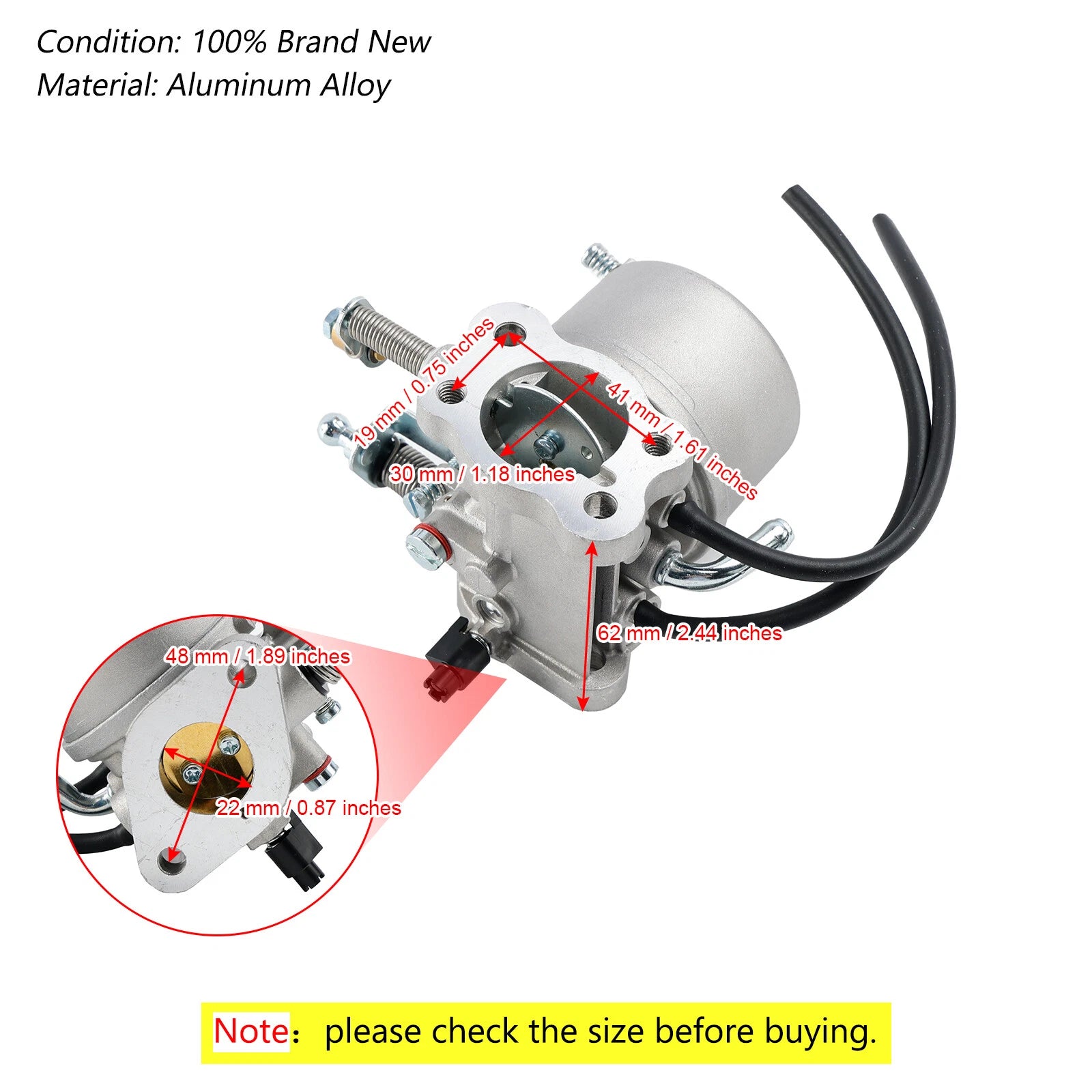 Carburetor for EZ Go Golf Carts 295cc 4 Cycle Engine (1991–Present) T9