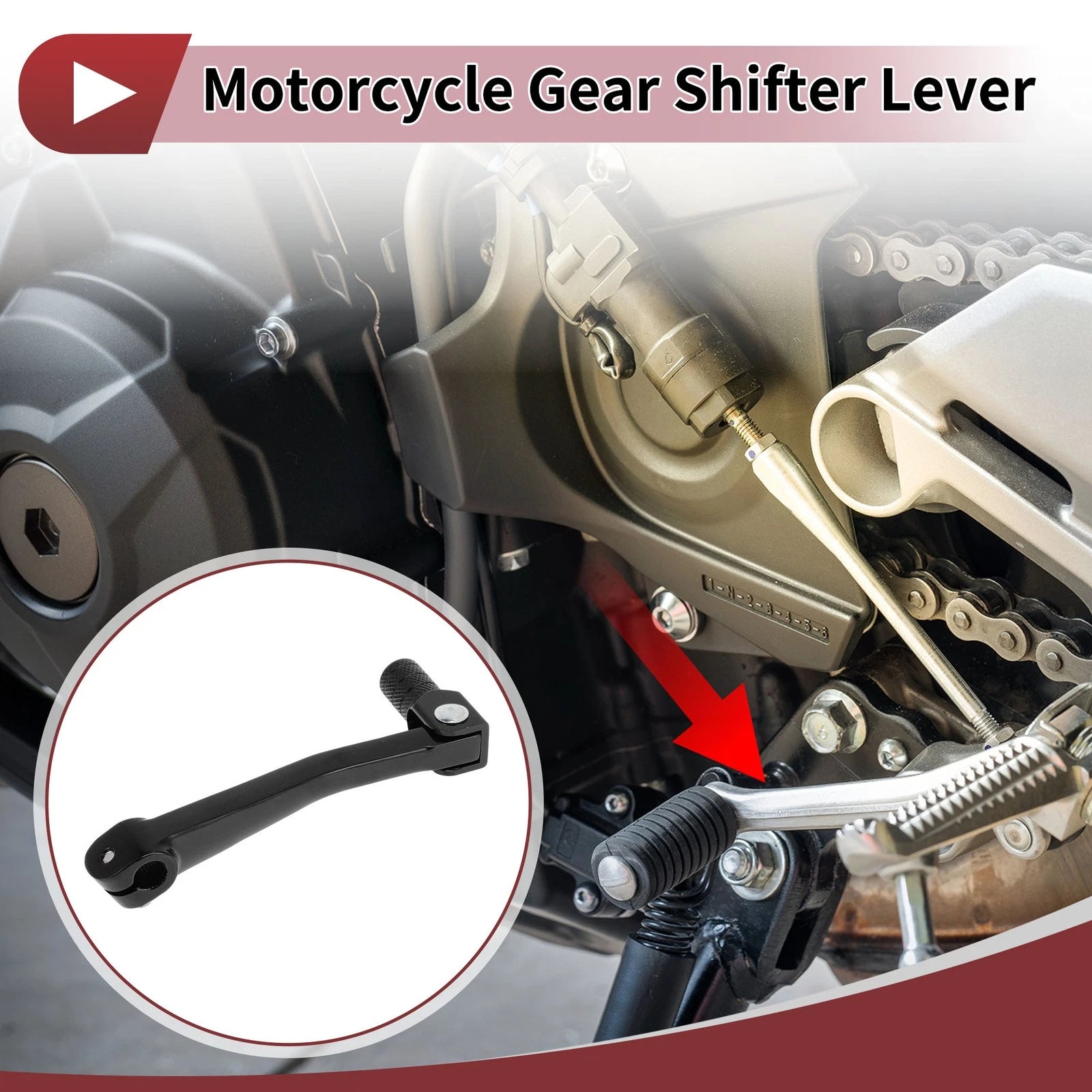 Folding Gear Shifter Lever Replacement for Honda XR50 (2000–2008)