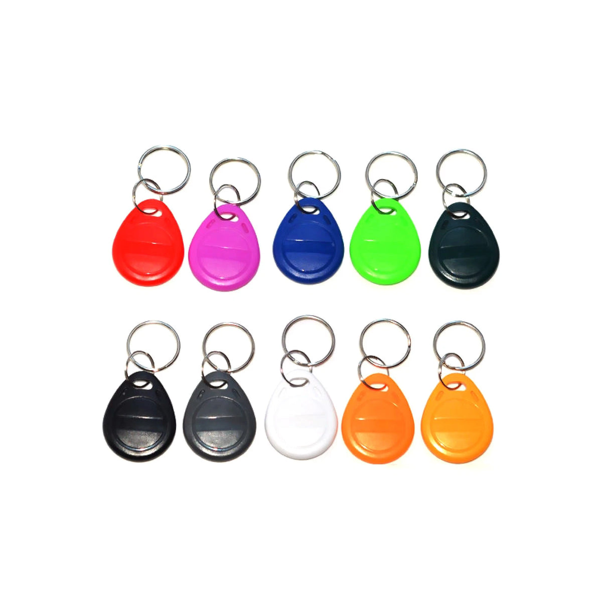 10Pcs EM4305 RFID Keyfobs for Copier D (Writable, 125KHz)