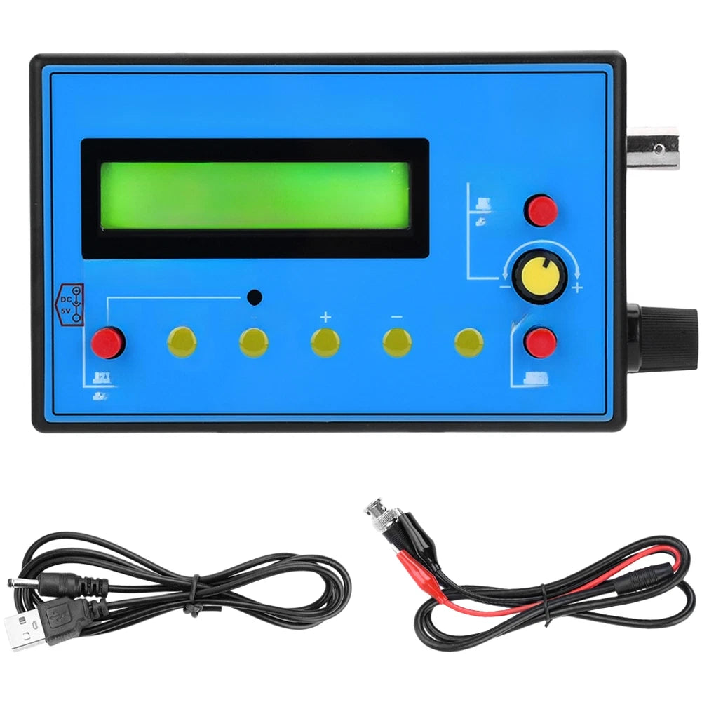 FG 200 Signal Generator Blue Metal Unit with 15 Waveform Output BNC Cable