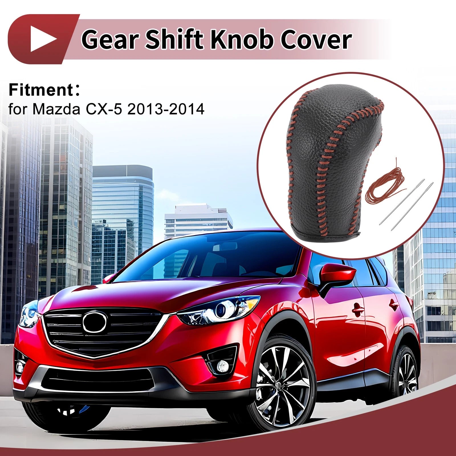 Gear Shift Knob Cover Replacement for Mazda CX-5 (2013–2014)