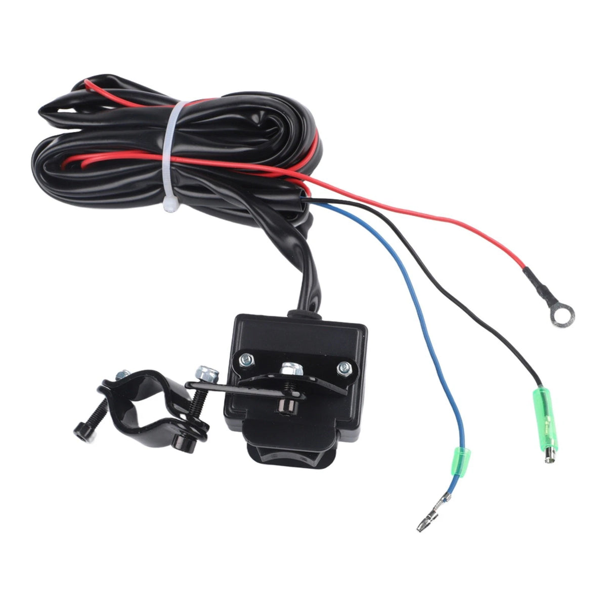 12V Winch Control Switch with Mounting Bracket for UTV (2010–2023)