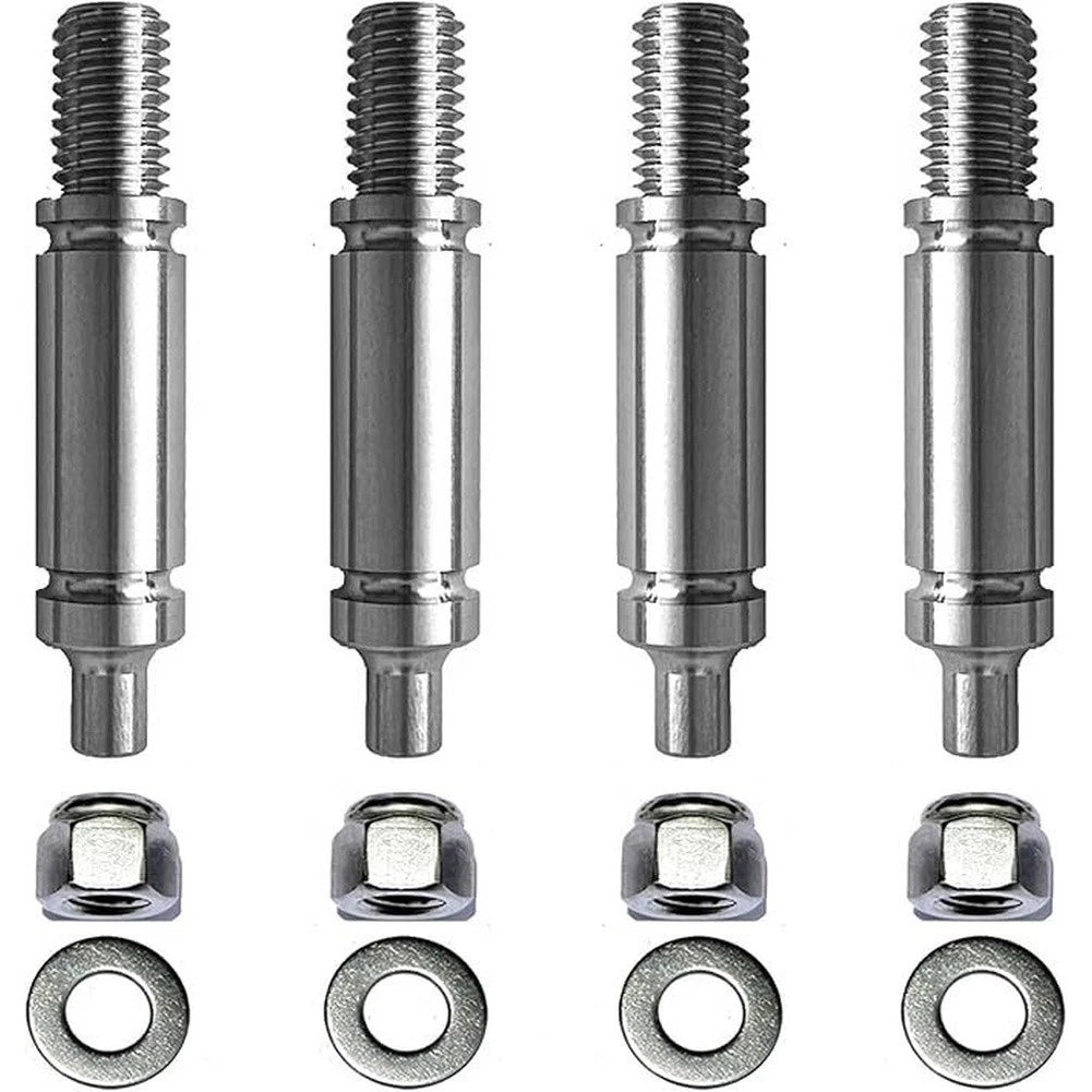 4 Pack Dryer Drum Support Roller Shaft Kit for W10359271