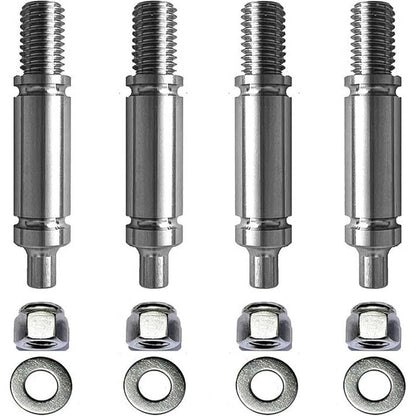 4 Pack Dryer Drum Support Roller Shaft Kit for W10359271
