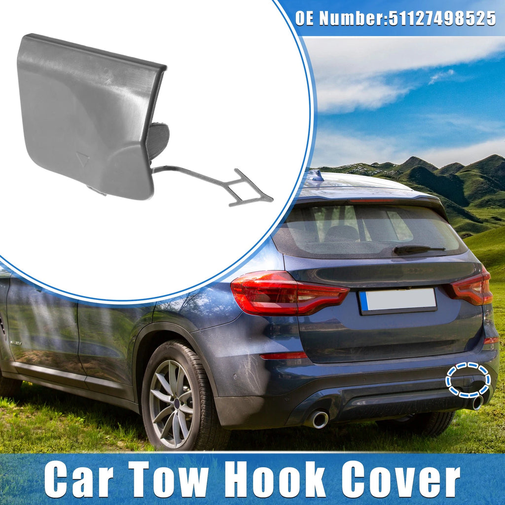 Tow Hook Eye Cover Cap Rear Right Replacement for BMW X3 G08 (2018–2020)