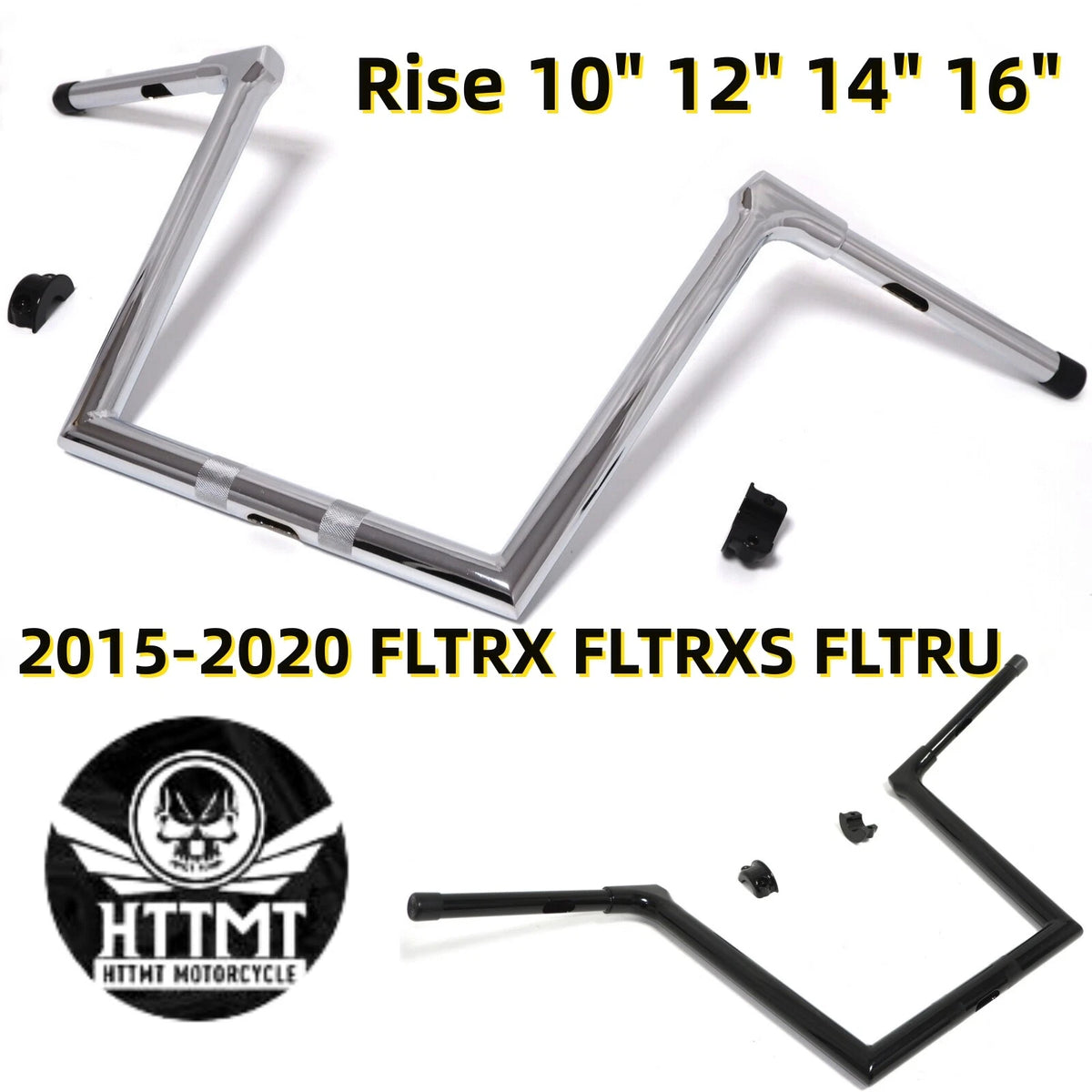 10" 12" 14" 16" Ape Hanger Handlebar for Harley Road Glide FLTRX FLTRU (2015–2020)
