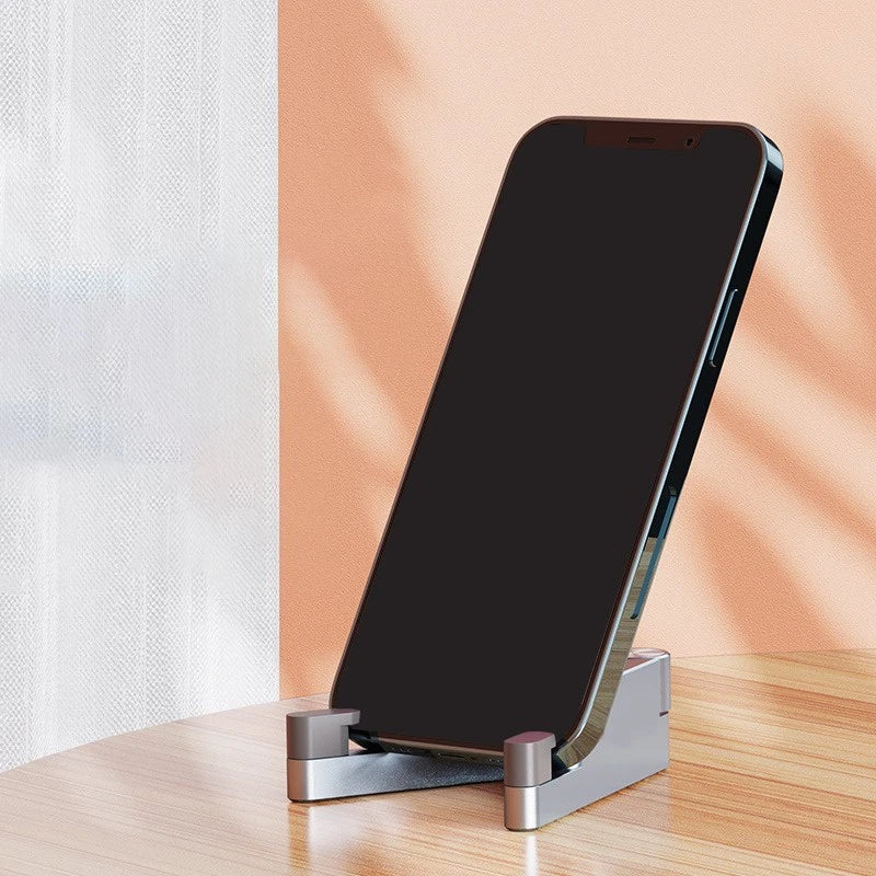 Compact Foldable Aluminum Phone Stand for Easy Portability