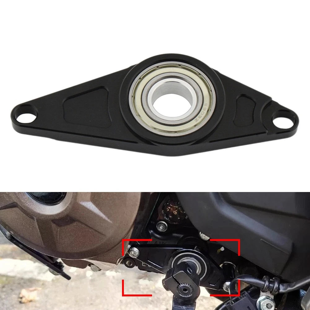 Black Gear Shift Stabilizer Support Bracket For Suzuki GIXXER 250 V-Strom 22-24