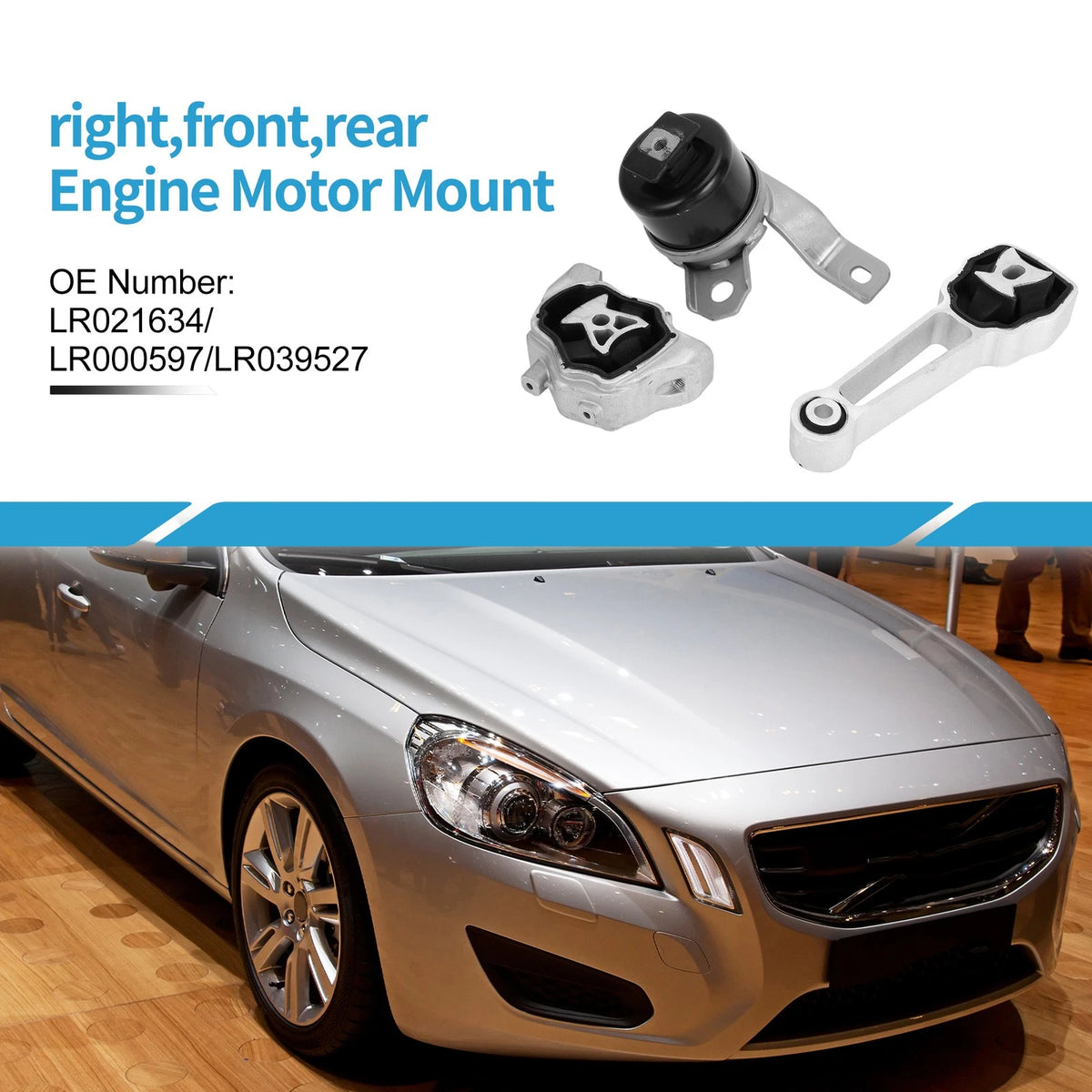 Engine Motor Mount for Land Rover LR2 3.2L V6 (2008–2012)
