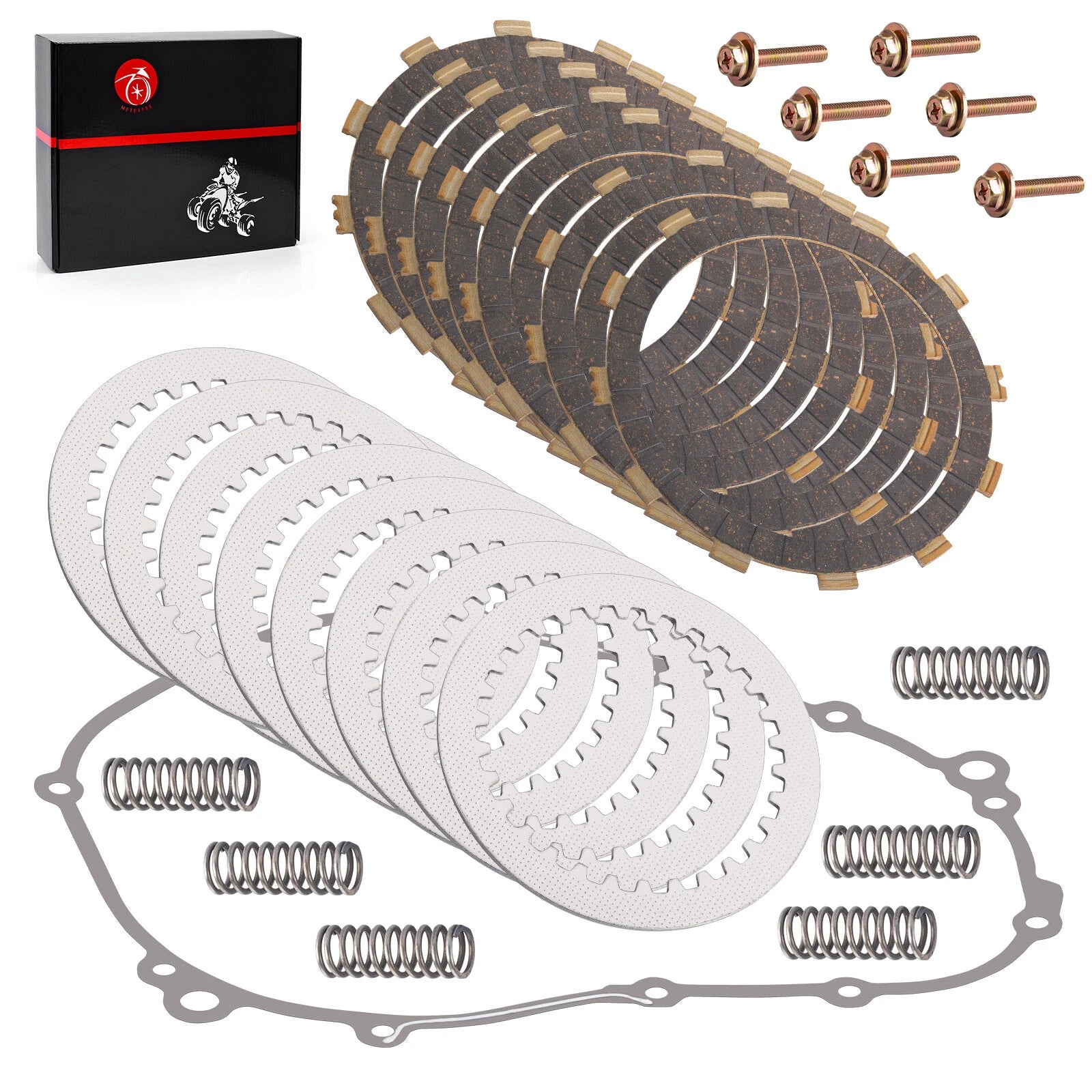 Clutch Friction Steel Plates & Springs Set for Yamaha FJ09 (2015–2016)