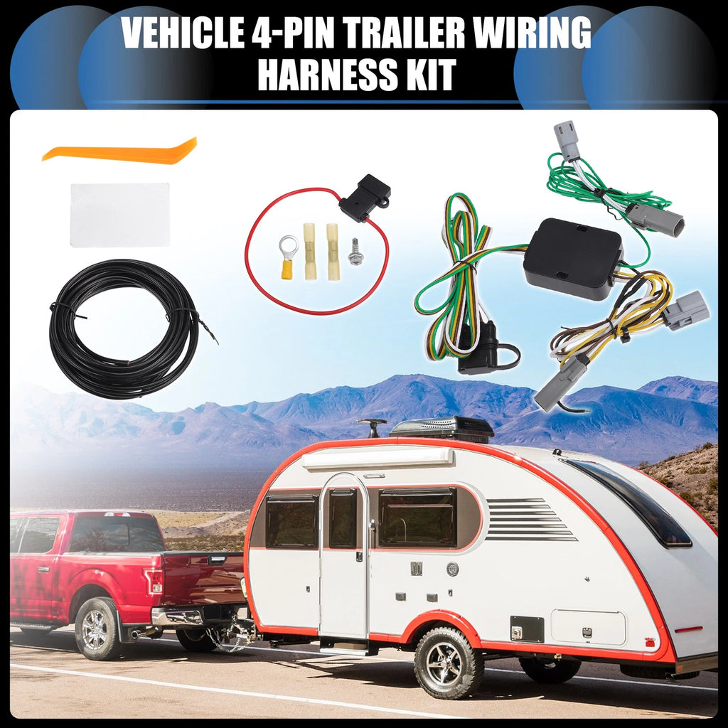 Trailer Wiring Harness 4 Pin Kit for Chrysler Pacifica (2017–2018)
