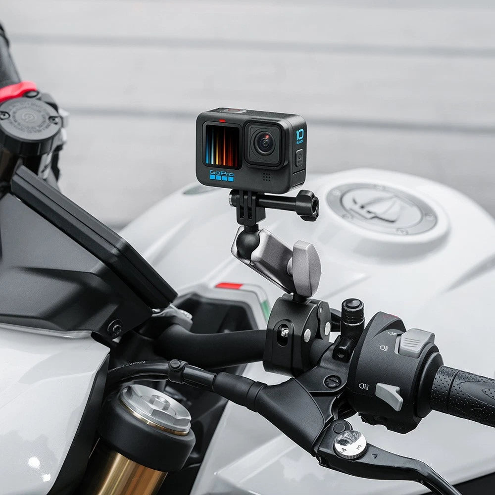 Camera Mount for Motorcycle Bicycle Boat Guardrail