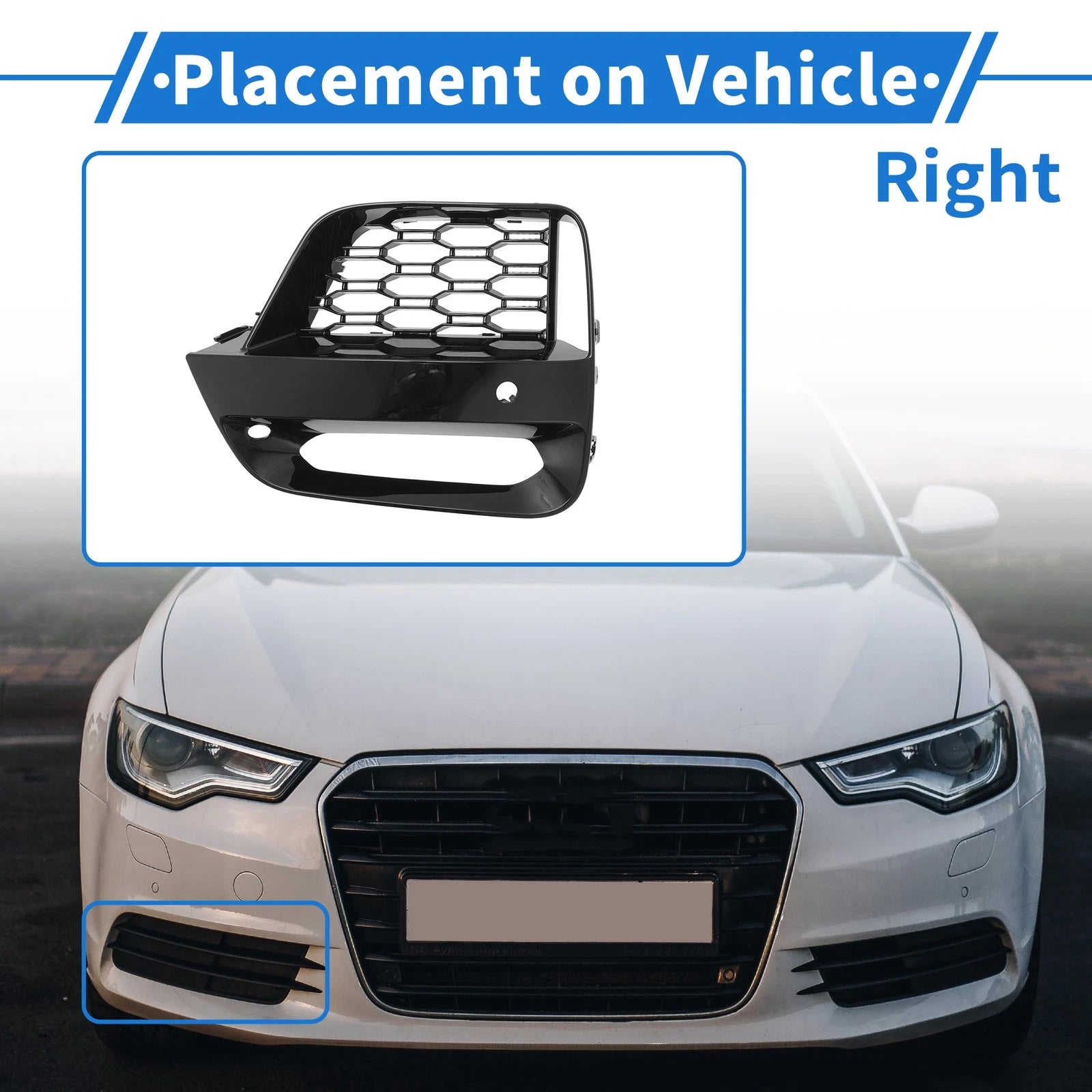 Front Right Fog Light Grill Replacement for BMW X3 X4 G01 G02 (2018–2021)