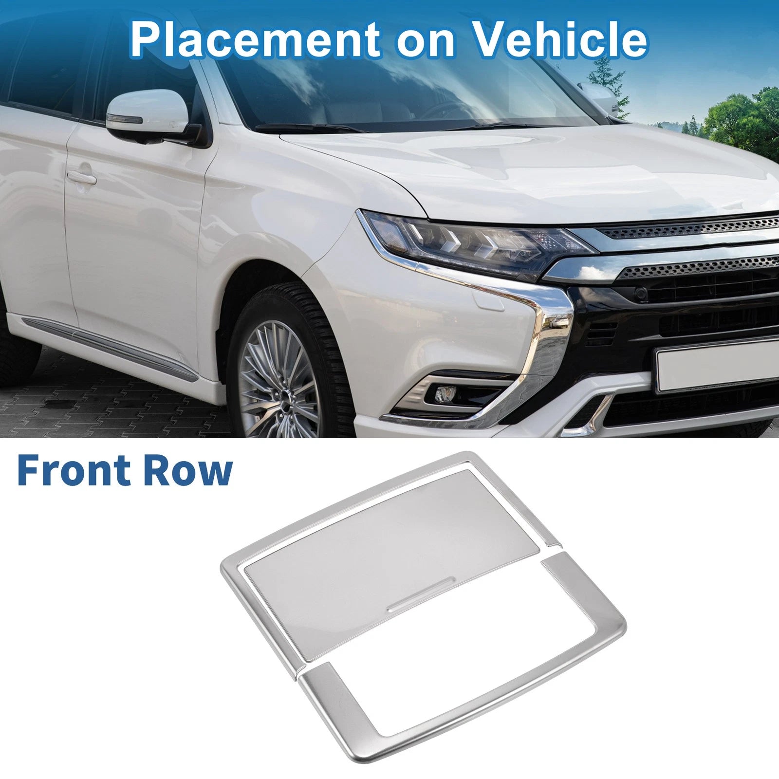Front Row Headlight Trim Bezel Set for Mitsubishi Outlander (2022–2024)