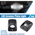 White LED License Plate Light Pair for Toyota (2000–2015)