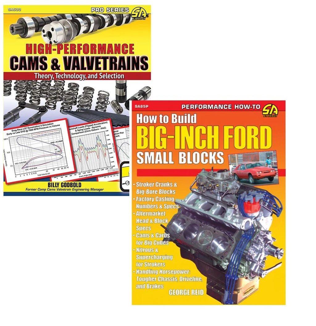 Cams & Valvetrains Building Guide for Ford Small Block (2 Book Set)