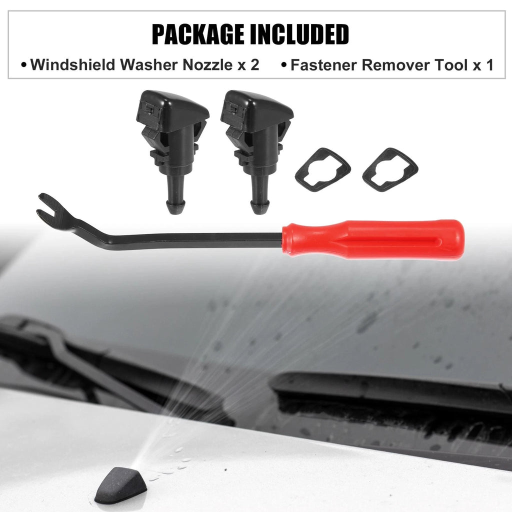 5pc Front Windshield Washer Nozzle Kit for Dodge Ram (2009–2010)