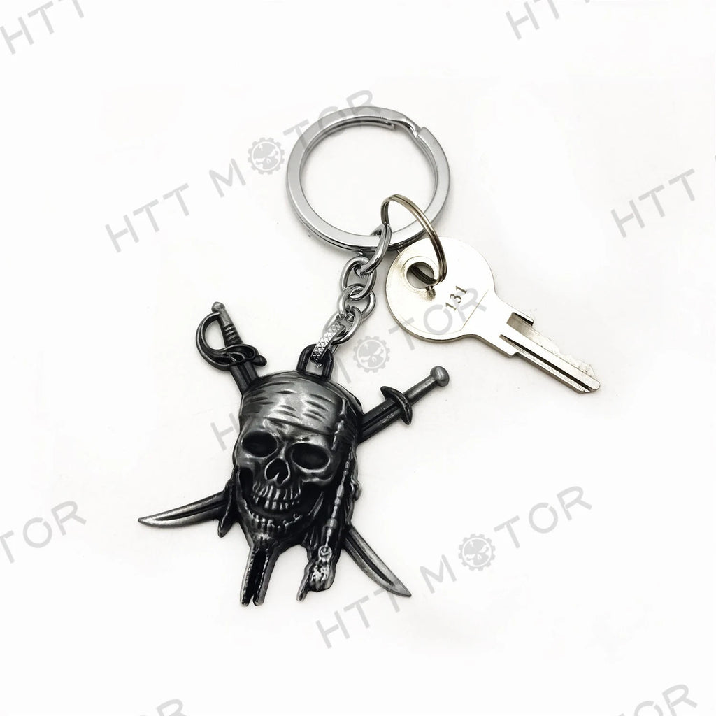 Keychain Key Ring for HTTMT Black Pirates Sword