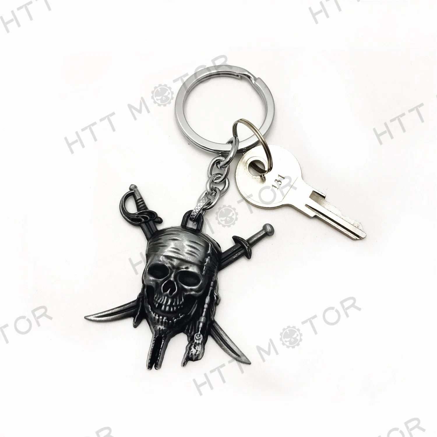 Keychain Key Ring for HTTMT Black Pirates Sword