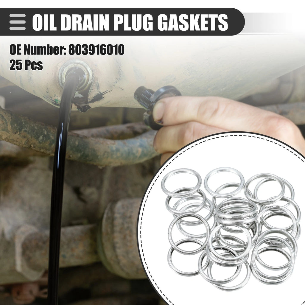 Oil Drain Plug Gasket Set for Subaru BRZ (2013–2020) 25 Pcs