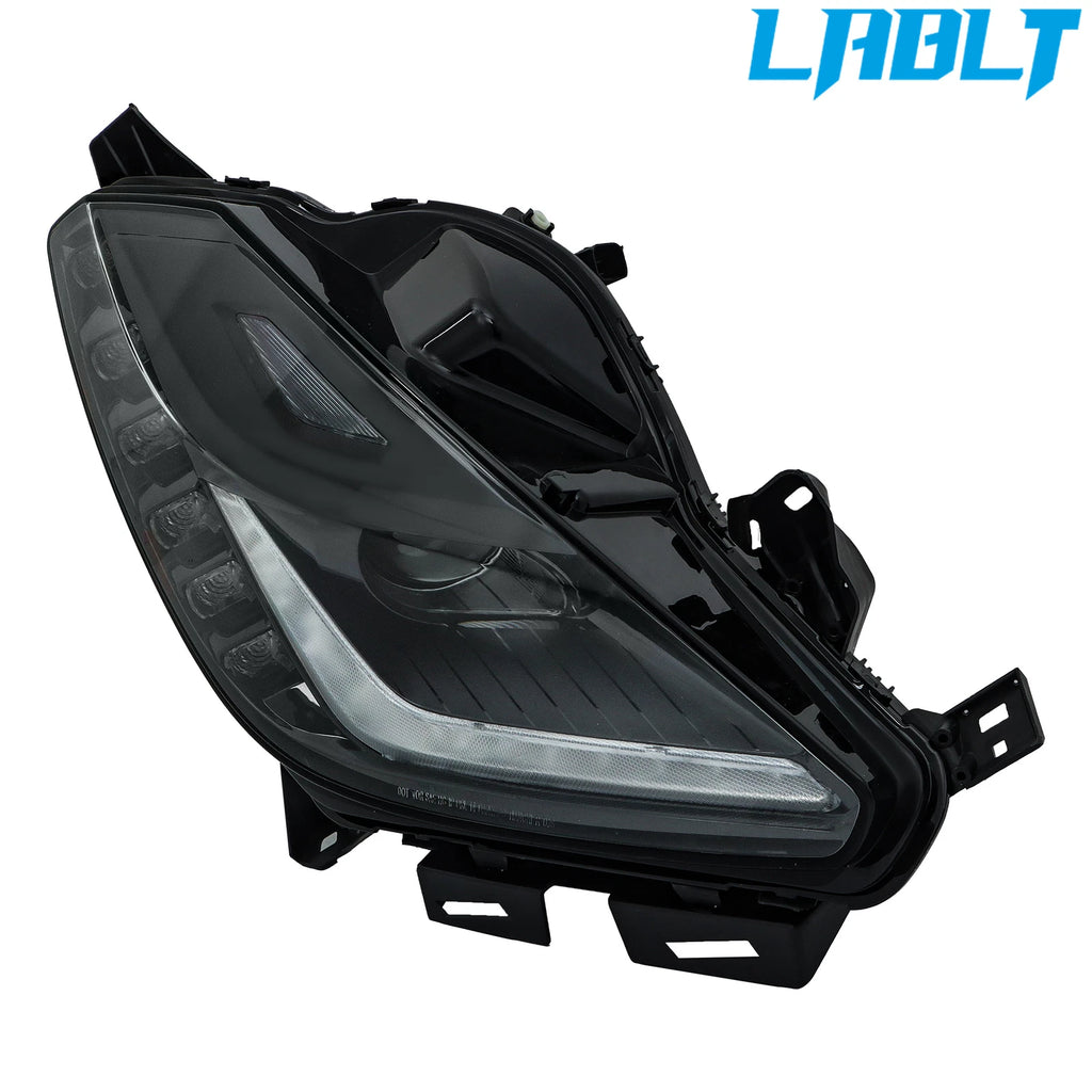 Right Side Headlight HID W/Ballast Black for Chevrolet Corvette (2014–2019)