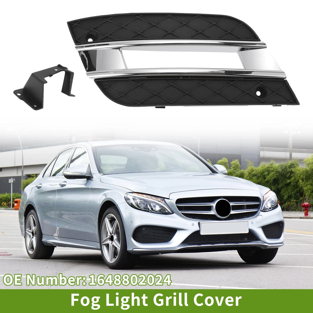 1 Pc Front Right Fog Light Grill Replacement for Mercedes-Benz ML450 (2009–2011)