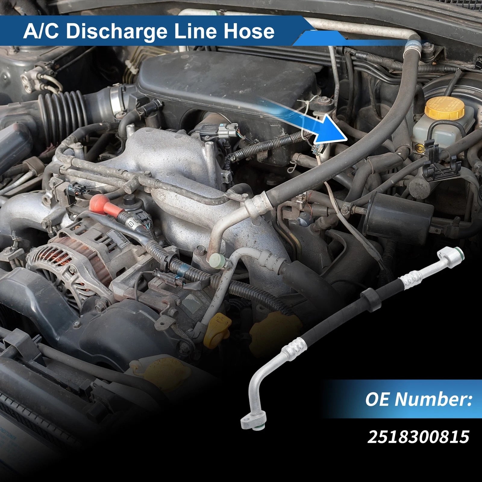 A/C Refrigerant Liquid Hose for Mercedes-Benz R320 (2007–2009) Replacement