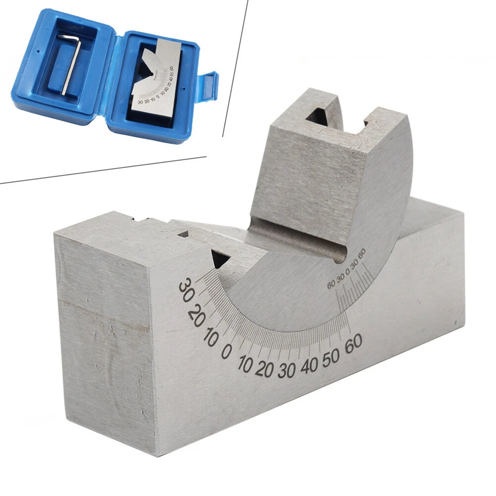 Adjustable Angle V Block Precision Gauge for Micro Milling Setup