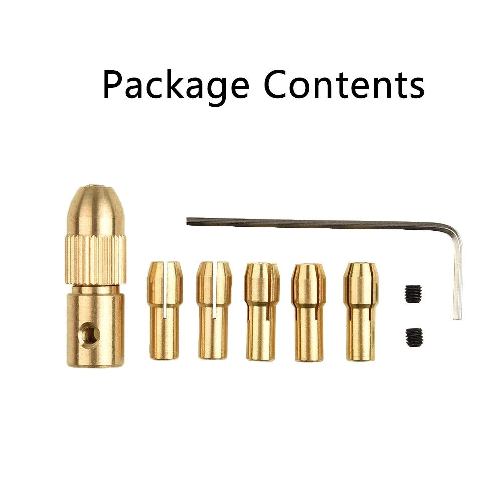 8Pcs Drill Bit Set for Electric Collet Drill (0.5-3mm)