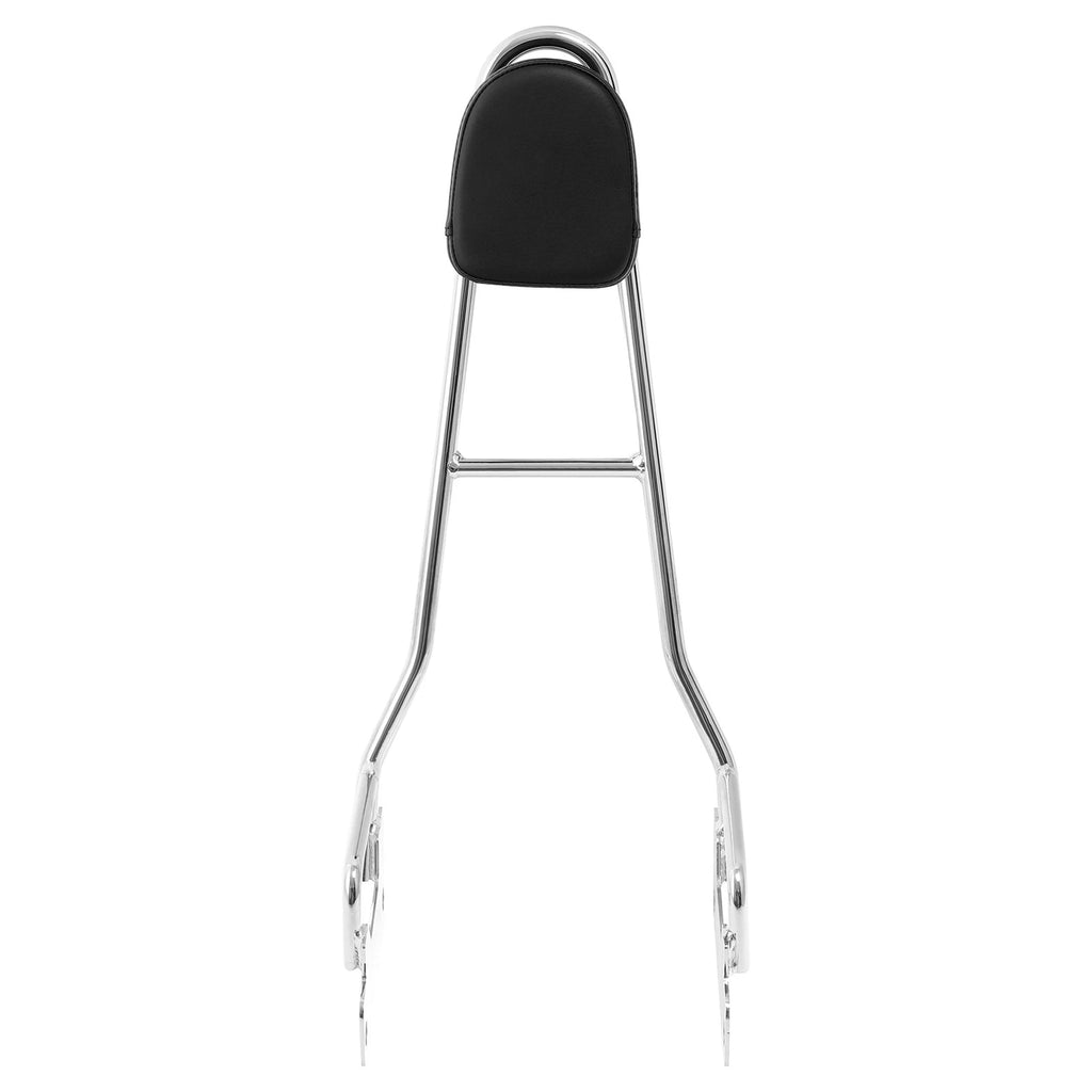Chrome Sissy Bar Backrest Pad Bracket for Harley Street Bob (2018–2025)