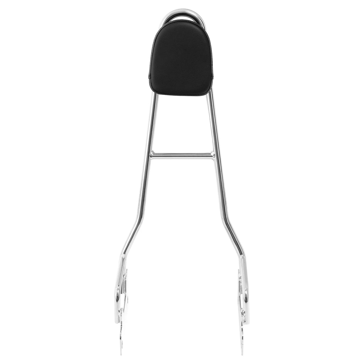 Chrome Sissy Bar Backrest Pad Bracket for Harley Street Bob (2018–2025)