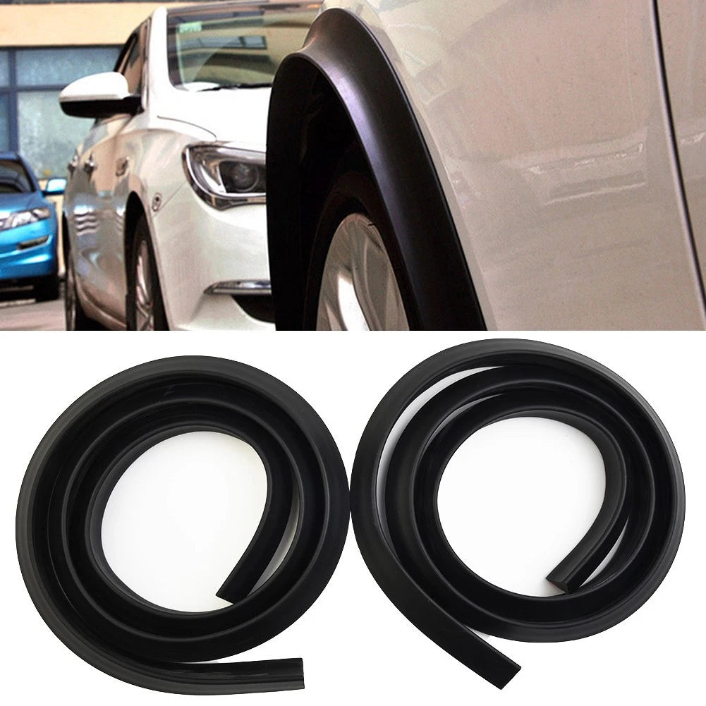 1.5m Black Wheel Eyebrow Strip for Car (2010–2023)