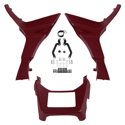 Side Fairings Chin Spoiler for Harley Road Glide (2017–2024) Velocity Red Sunglo