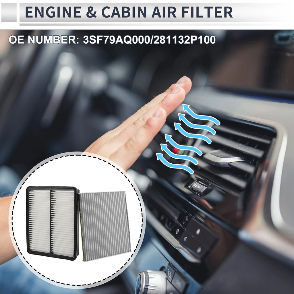 Cabin Air Filter Replacement for Hyundai Azera 3.3L (2012–2017)