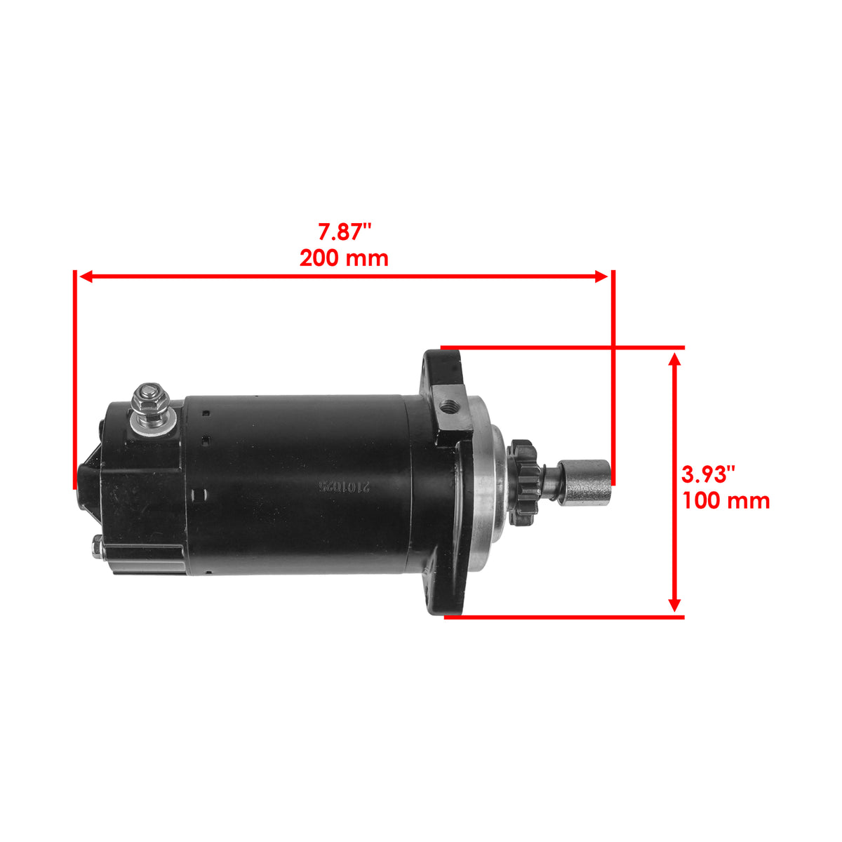 Starter Replacement for Yamaha Outboard 30EL 30ES (1984–1986)