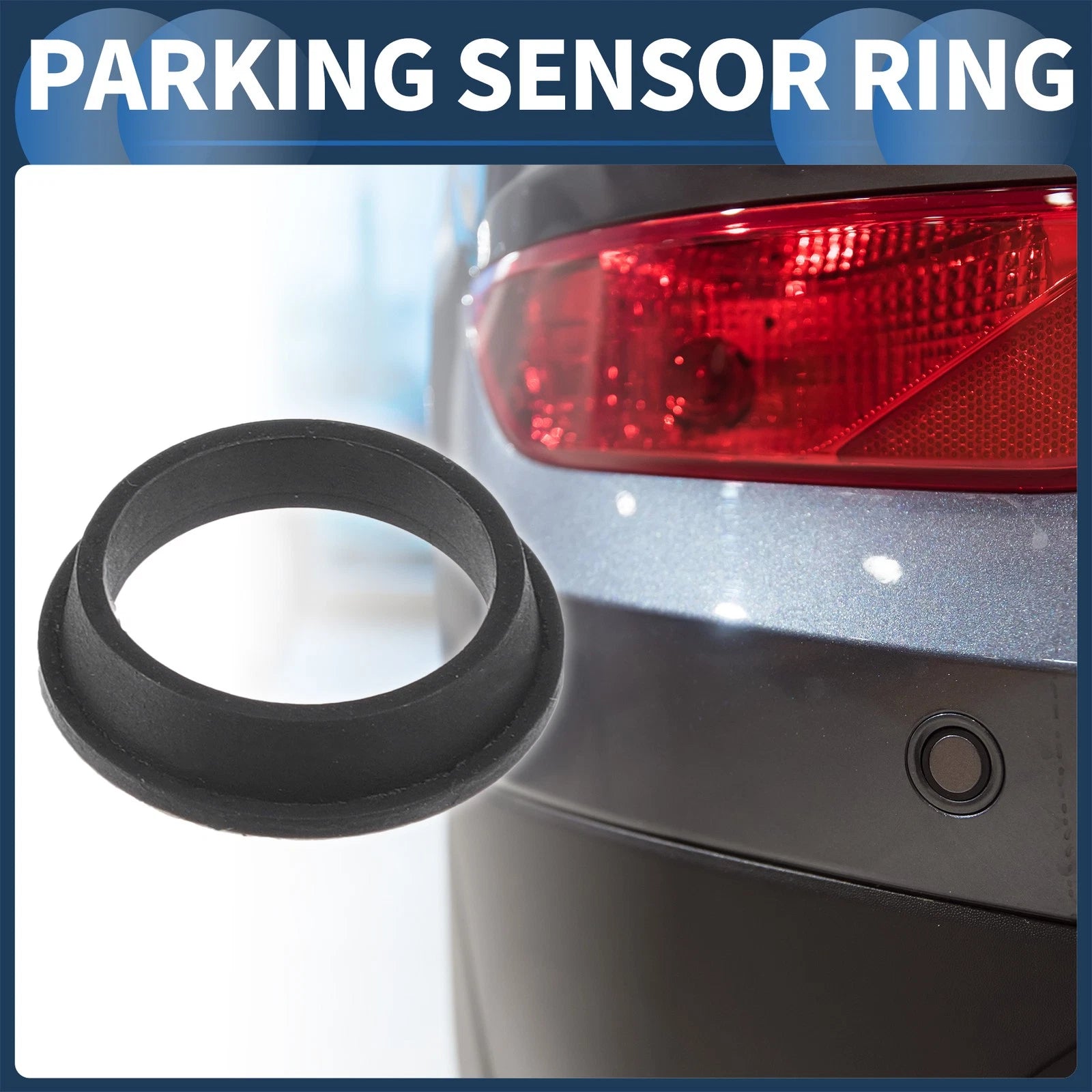 Parking Sensor Seal Rear Replacement Set for BMW 128i (2008–2013) 10 Pcs