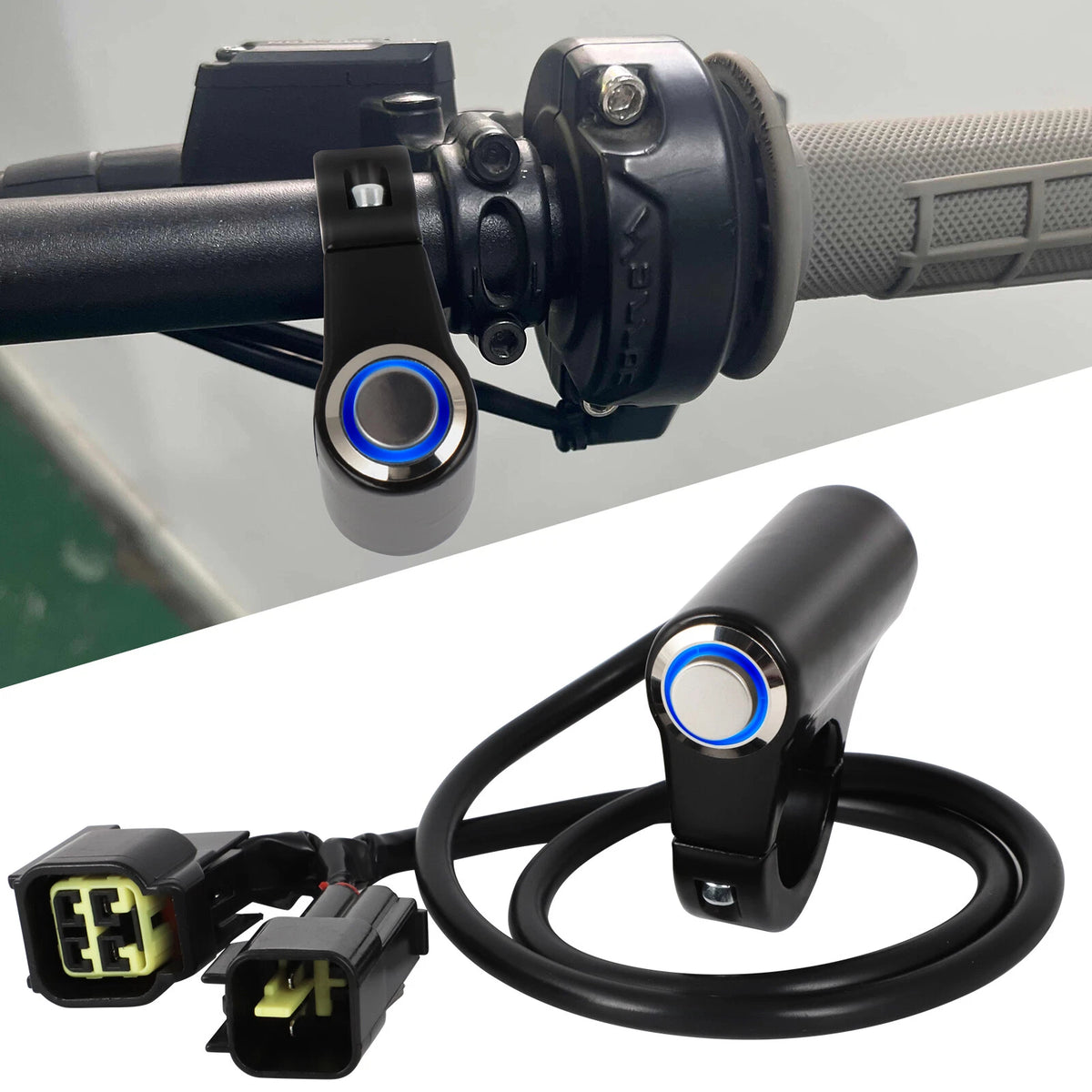 Headlight Switch for Talaria Sting R MX4 (Plug and Play, Blue LED)