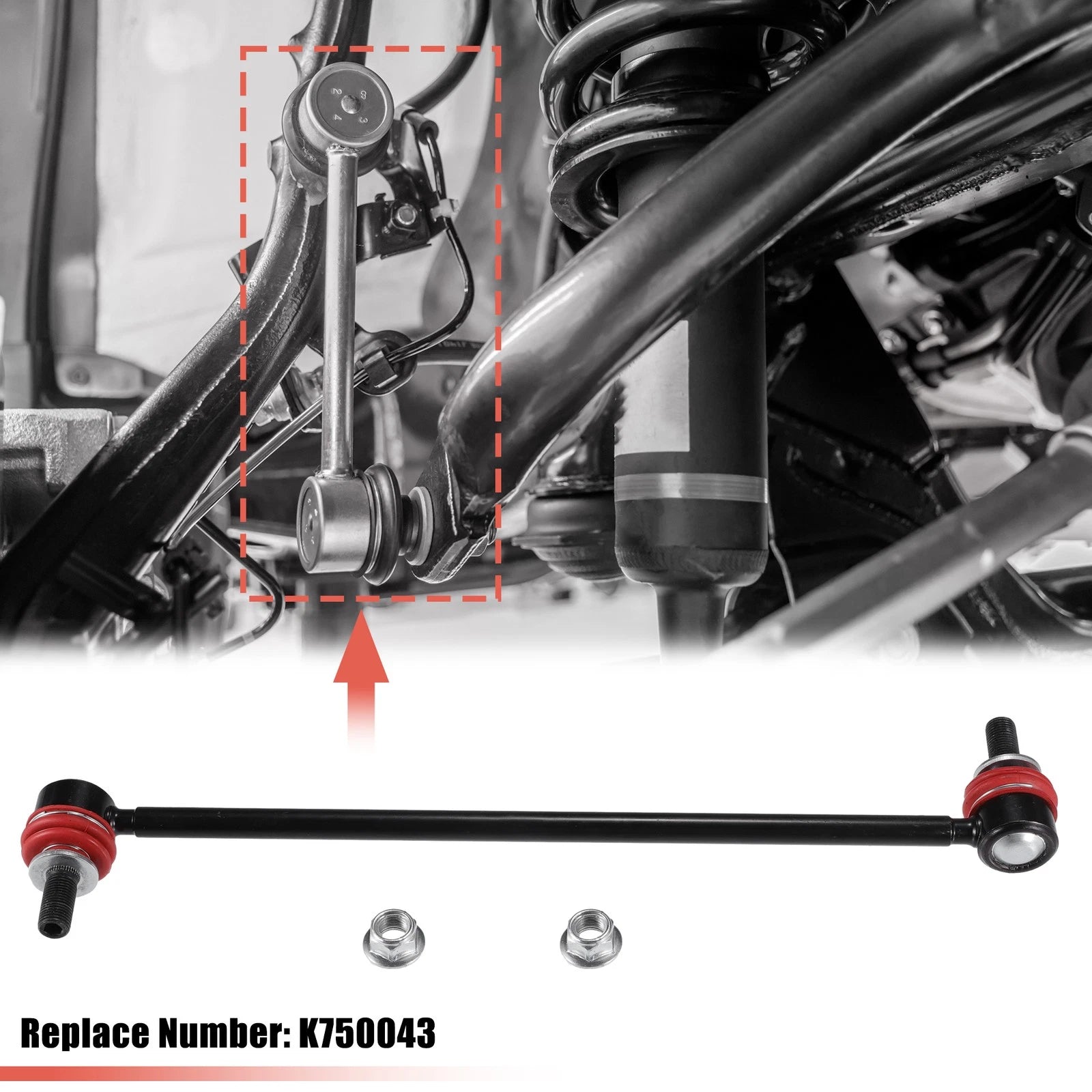 2pcs Front Sway Bar Links Stabilizer End Link for Toyota RAV4 (2013–2018)