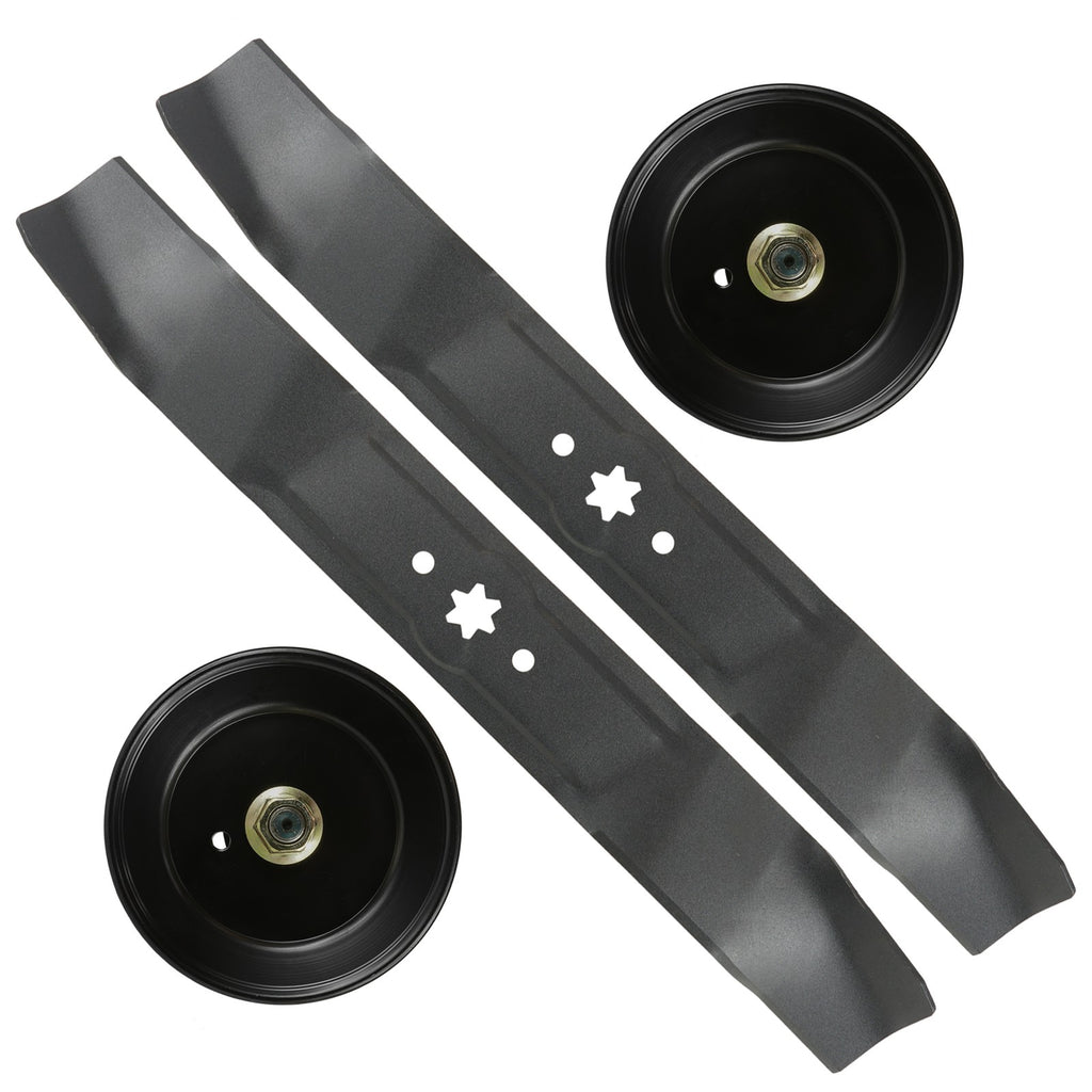 Spindle Assembly w Pulley and Blade for Troy-Bilt 42in (2008–2018)