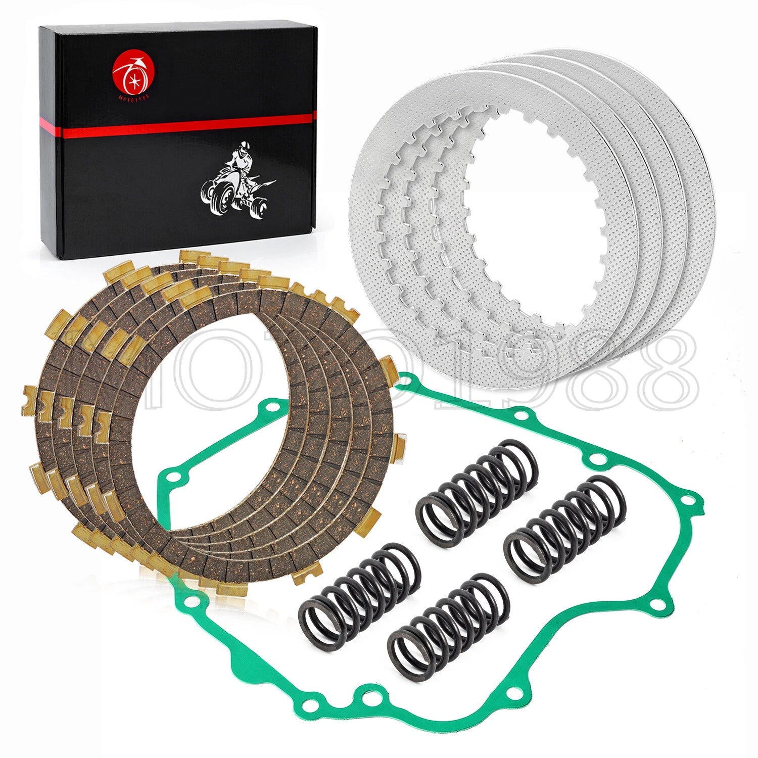 Complete Clutch Kit & Gasket for Kawasaki Ninja 250R EX250 (2008–2012)