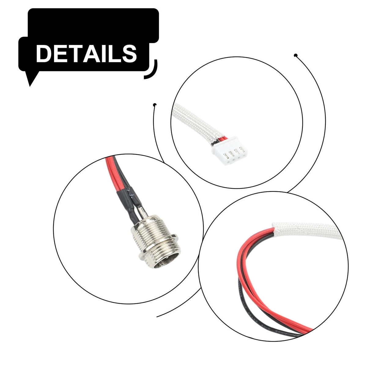4 Wire Charging Port Connector for Electric Scooter