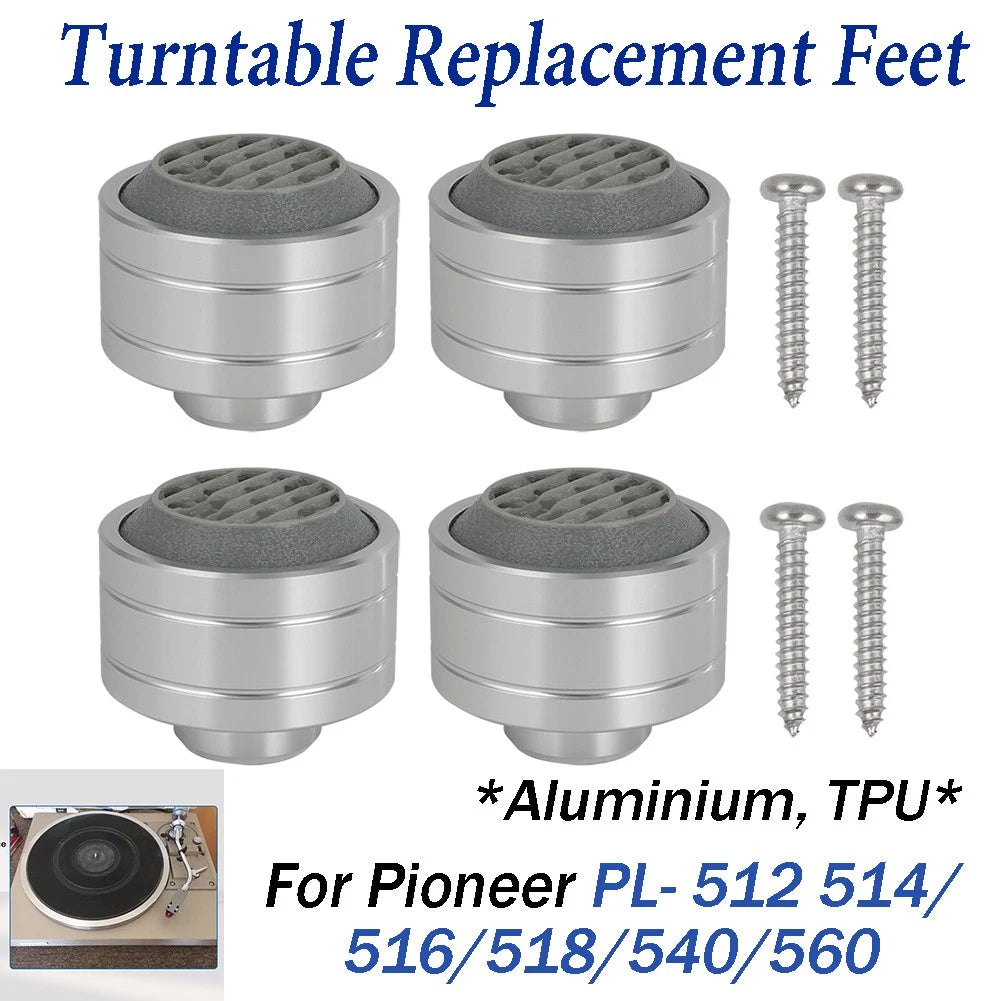 Replacement Feet for Pioneer Turntable PL-512/514/516/518/540/560