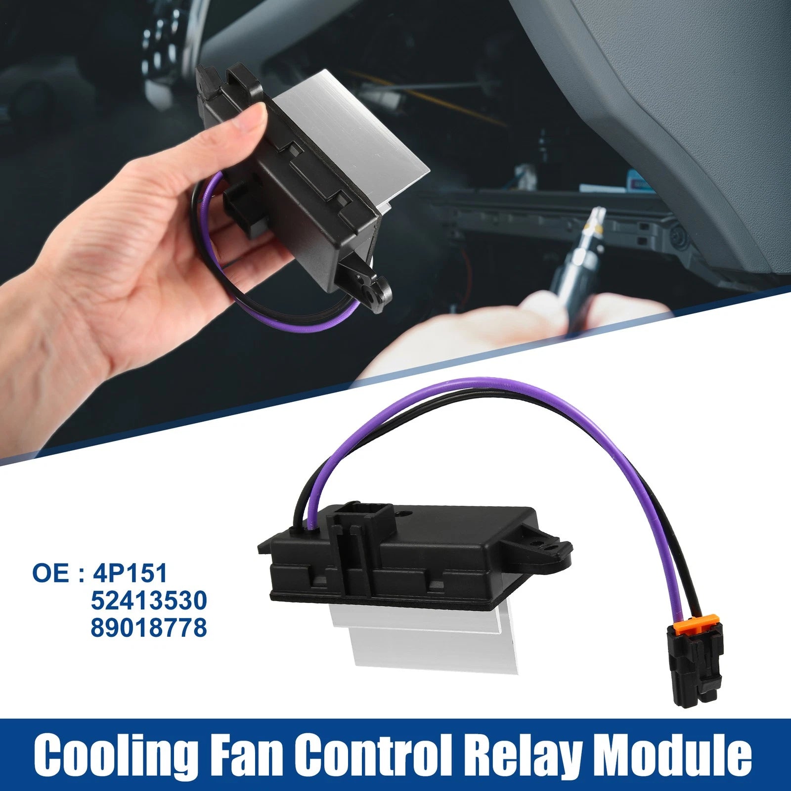 Radiator Cooling Fan Control Module Replacement for Chevrolet Trailblazer (2003–2008)