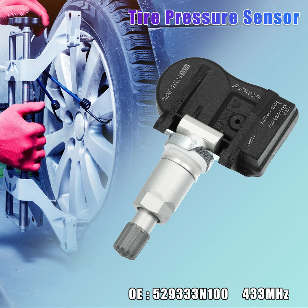 TPMS Tire Pressure Sensor Replacement 433MHz for Hyundai Elantra Santa Fe (2007–2019)