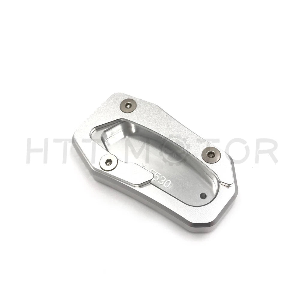 Kickstand Side Stand Extension Plate for Yamaha TMAX 530 SX/DX (2017–2018) Silver